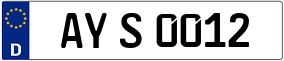 Truck License Plate